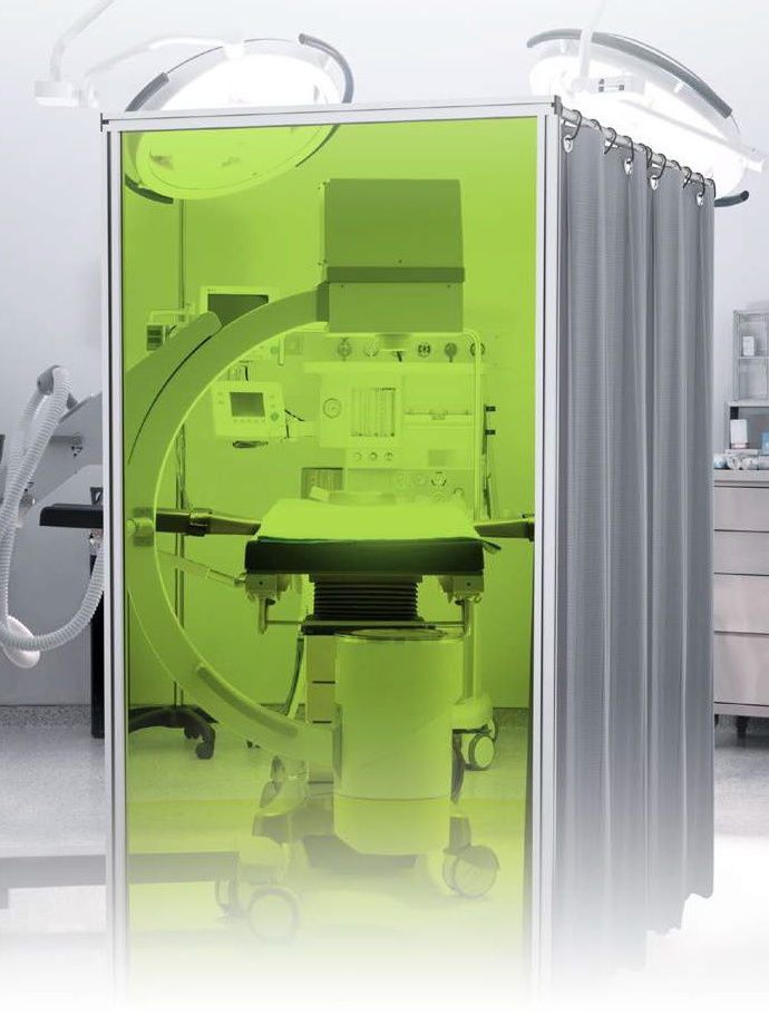 Plastik lazer koruma camı